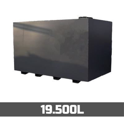 Tweedehands mazouttank met garantie - metaal - dubbelwandig - 19500 liter