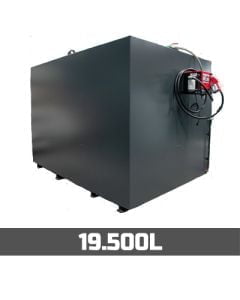 19500 liter metalen mazouttank met dieselpomp