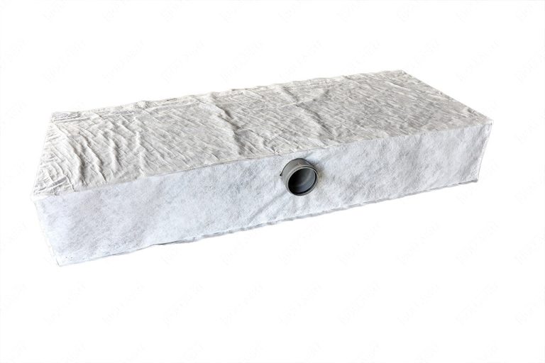 Voorgemonteerd infiltratiesysteem van 1000 liter - koppelbaar - 2,5m x 1m x 0,4m