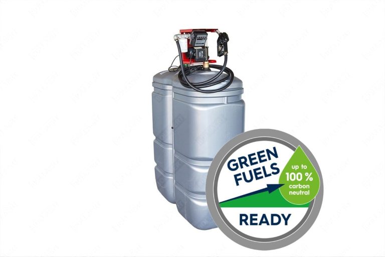 1000 liter kunststof hvo dieseltank met pomp - UV-bestendig