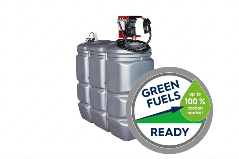 1500 liter kunststof hvo dieseltank met pomp - UV-bestendig