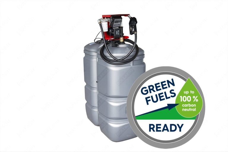 750 liter kunststof hvo dieseltank met pomp - UV-bestendig