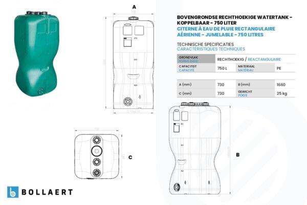 bovengrondse-rechthoekige-watertank-koppelbaar-750-liter-technische-tekening-en-afmeting