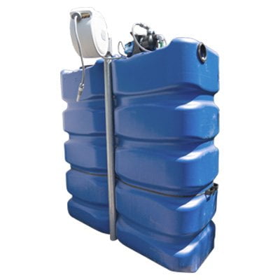 Bovengrondse Rechthoekige Watertank - Met pomp - Geschikt voor Drinkbaar Water - 2400 liter