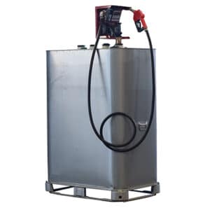 Mazouttank met pomp 1000 liter - Verzinkt
