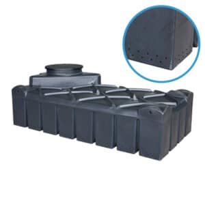 Ultraplatte kunststof infiltratieput - 1500 liter