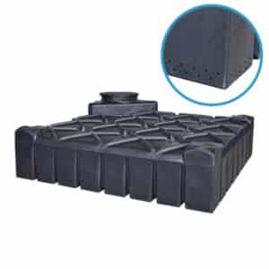Ultraplatte kunststof infiltratieput - 3000 liter