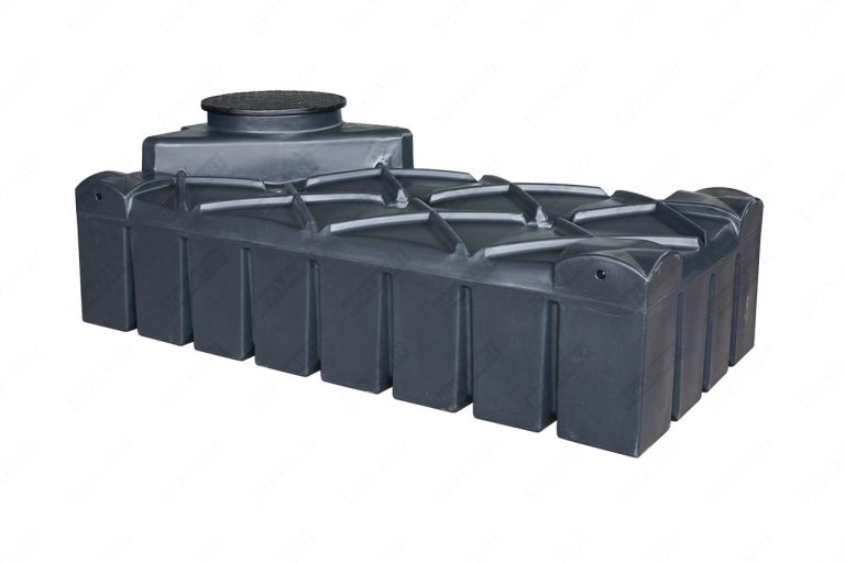 Ultraplatte kunststof regenwaterput - 1500 liter
