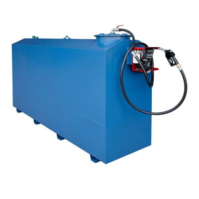 4800 liter metalen mazouttank met dieselpomp