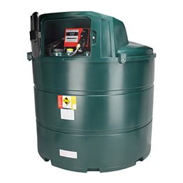 2350 liter kunststof mazouttank met dieselpomp (220V)