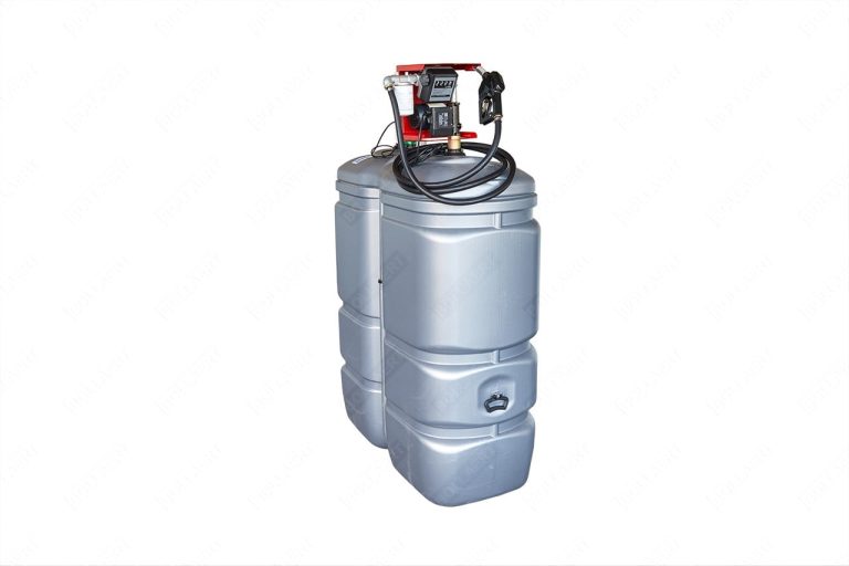 1000 liter kunststof mazouttank met pomp - UV-bestendig