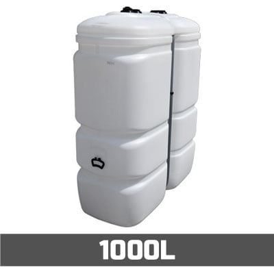 Mazouttank PE: 1000L compact - bovengronds & dubbelwandig