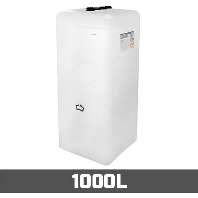 Mazouttank PE: 1000L speciaal - bovengronds & dubbelwandig