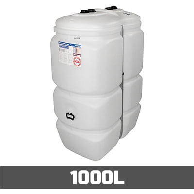 Mazouttank PE: 1000L standaard - bovengronds & dubbelwandig