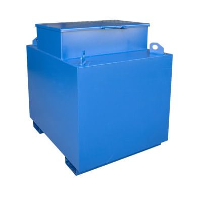 Metalen werftank - 1100 liter - met of zonder pomp
