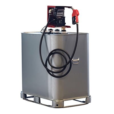 Mazouttank met pomp 700 liter - Verzinkt