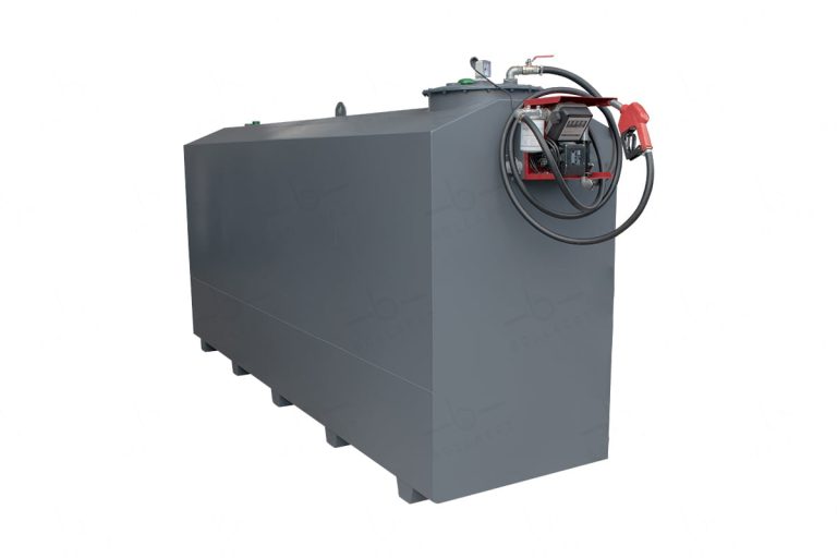 6300 liter metalen mazouttank met dieselpomp