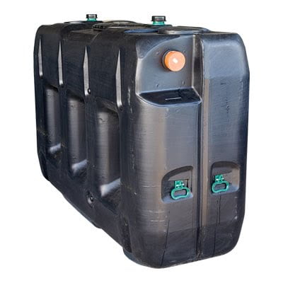 Ondergrondse rechthoekige septische put 3000 liter - kunststof