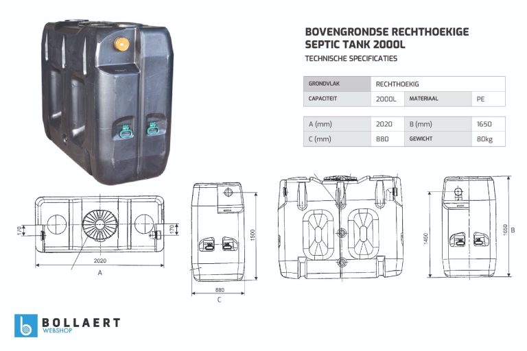 technische_tekening_bovengrondse_ronde_septic_tank_2000l