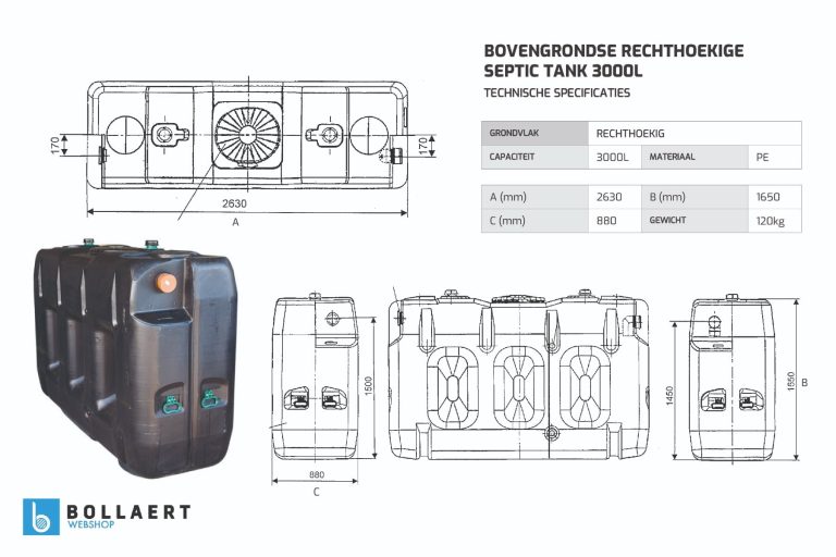 technische_tekening_bovengrondse_ronde_septic_tank_3000l