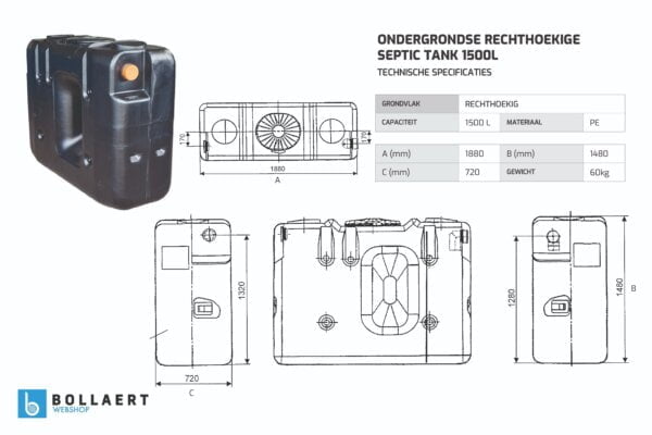 technische_tekening_ondergrondse_ronde_septic_tank_1500l