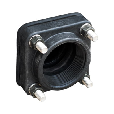 Aftap PE 2" voor bovengrondse ronde watertanks