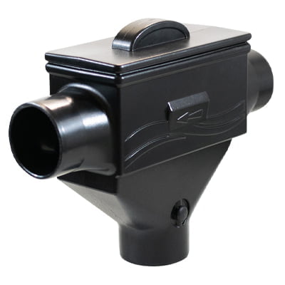 In te bouwen regenwaterfilter ZWART