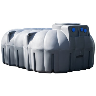 Platte kunststof septische put - 7.500 liter